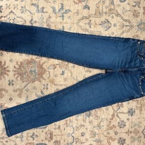 Good American Dark Blue Straight Leg Jeans